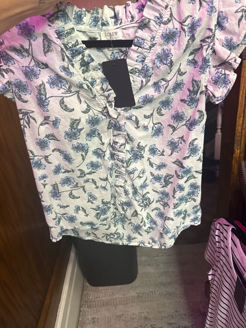 Blue/White J. Crew Women-Tops, Medium